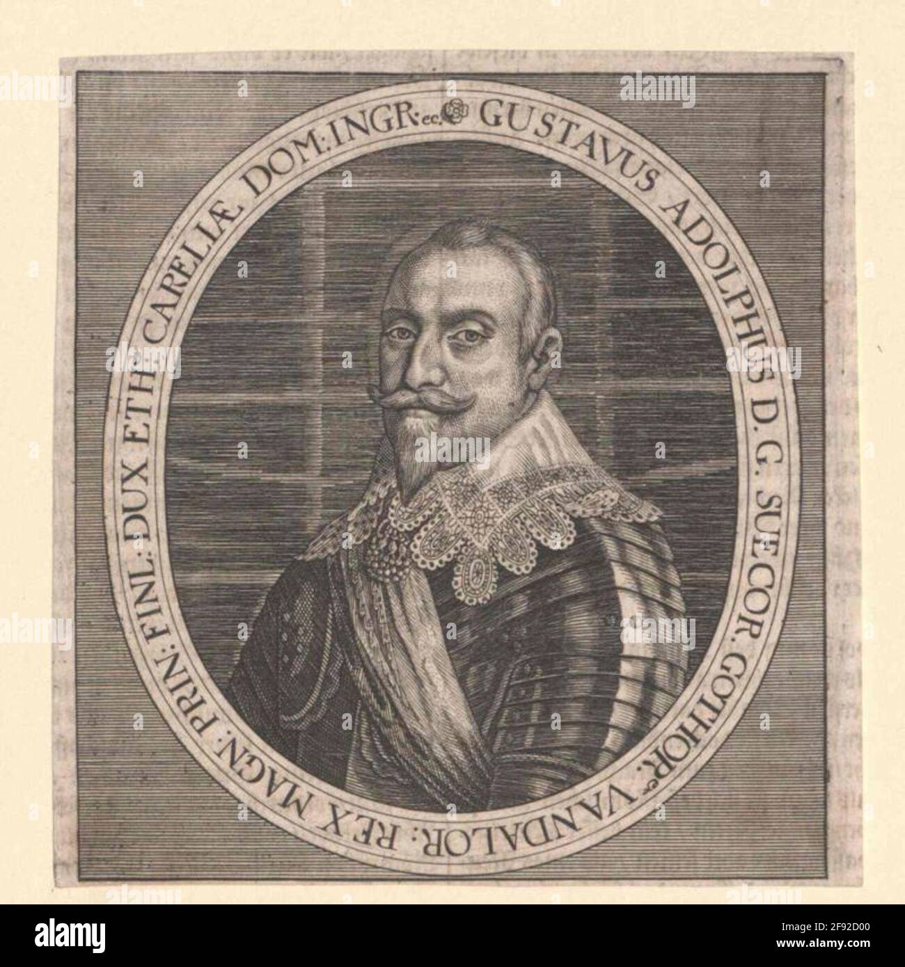 Gustav II Adolf, roi de Suède. Banque D'Images