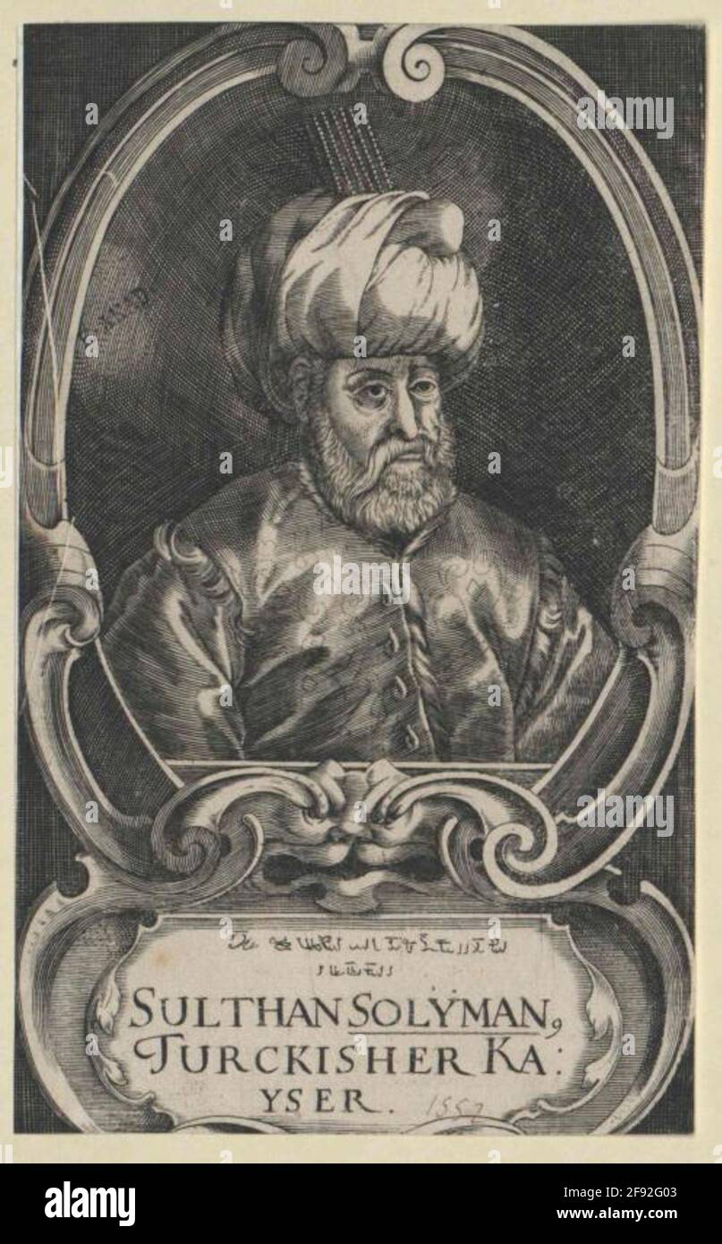 Suleiman II., Sultan de Turquie artiste inconnu datant : 1601/1750 Banque D'Images
