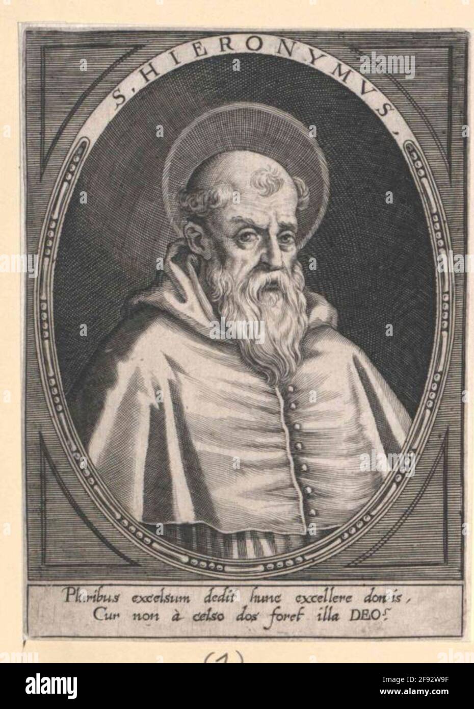 Hieronymus, Saint 1601/1700 Banque D'Images