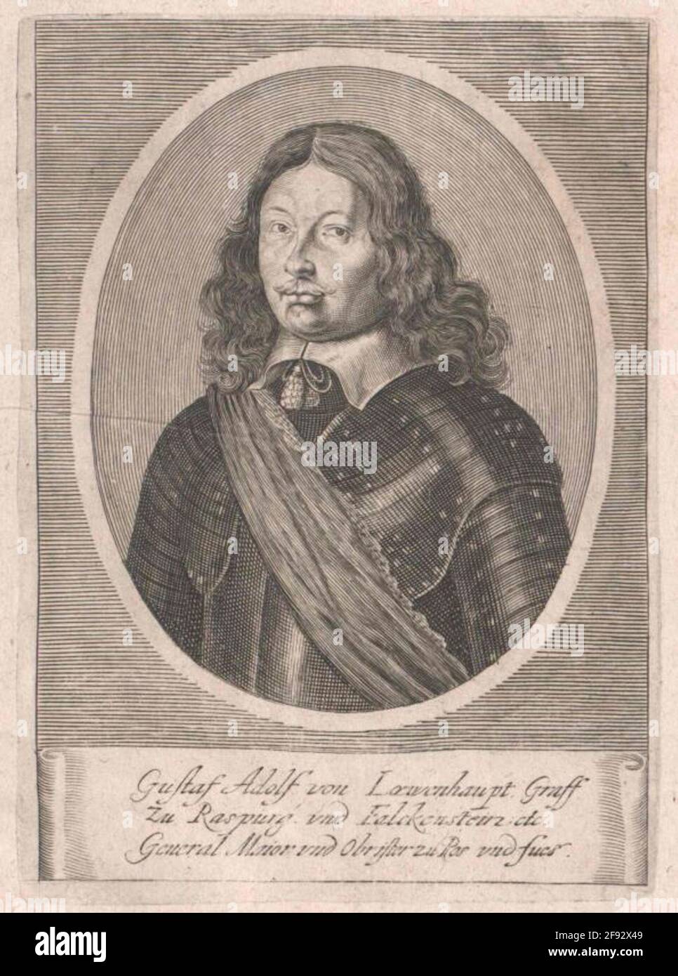 Lewenhaupt, Gustaf Adolf Graf. Banque D'Images