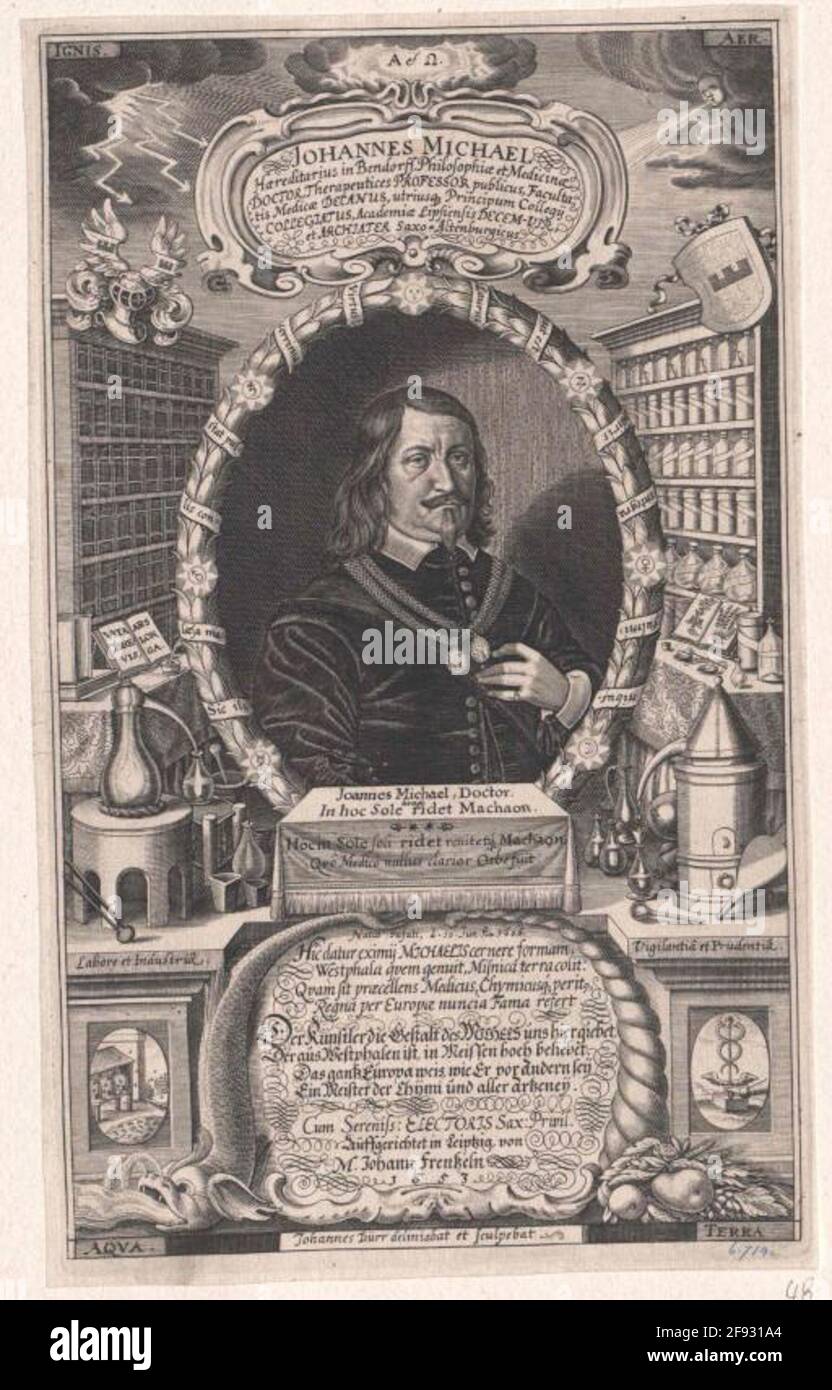 Michaelis, Johann Stecher: Dürr, Johannesigner: Dürr, John Banque D'Images