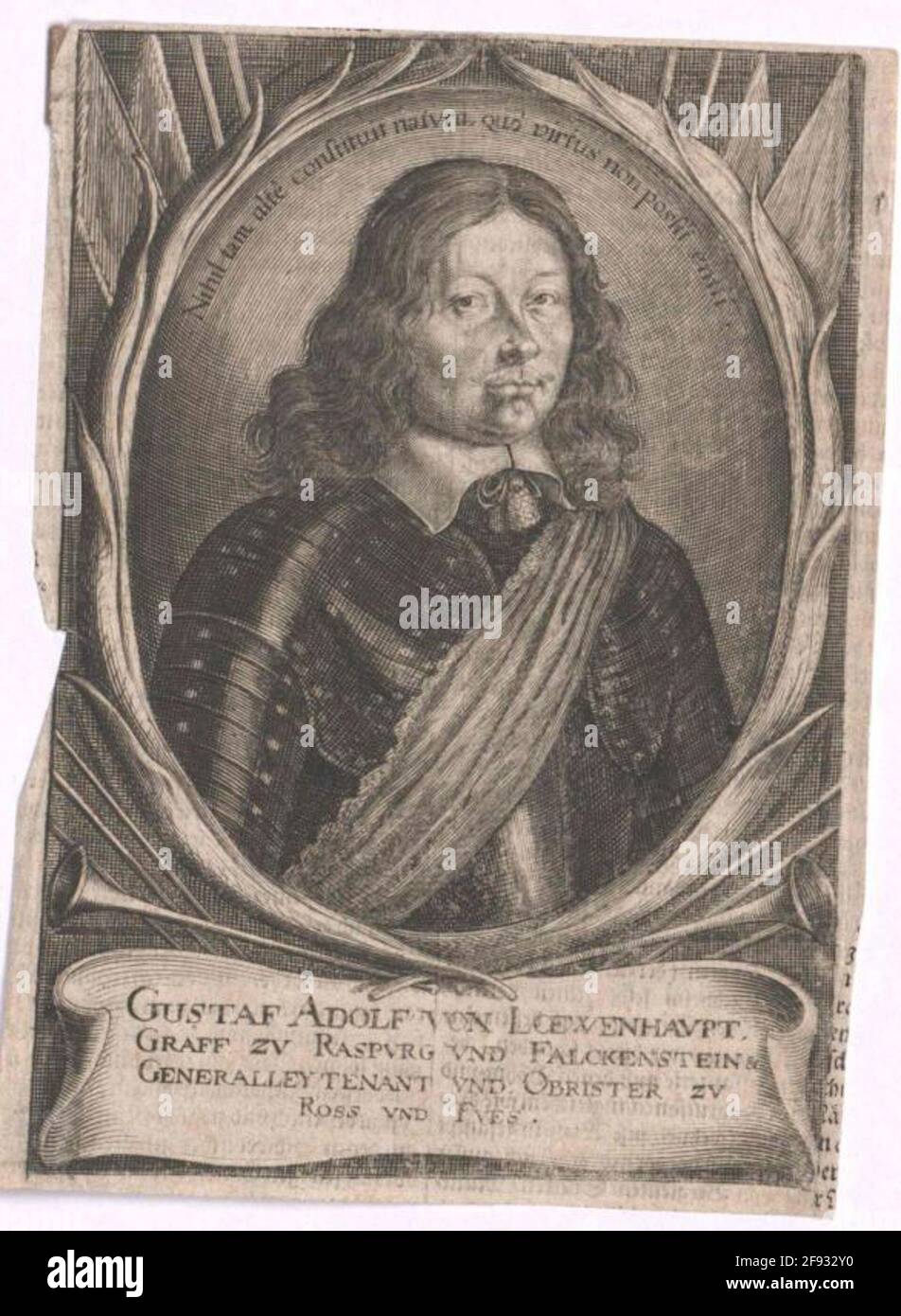 Lewenhaupt, Gustaf Adolf Graf. Banque D'Images