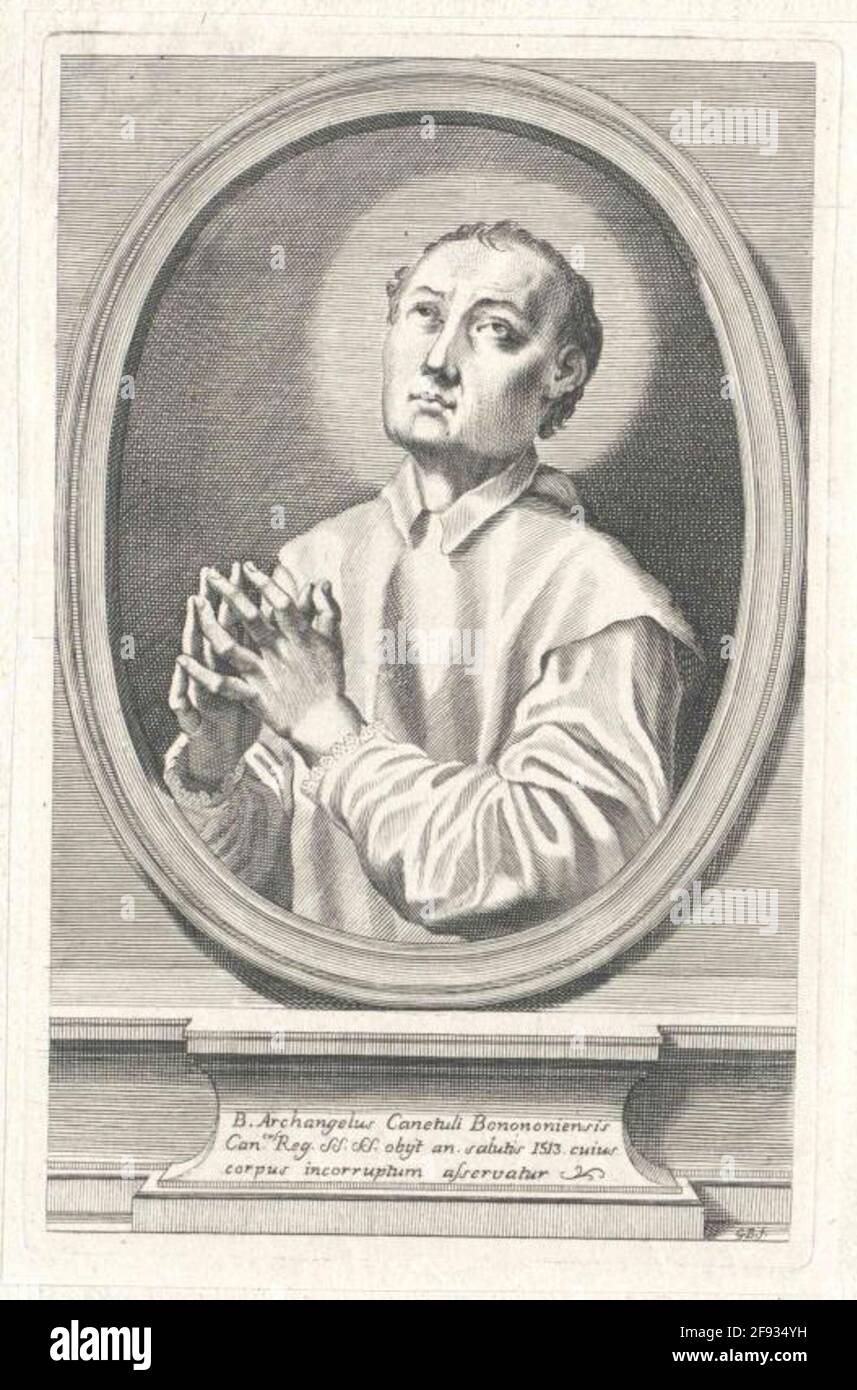 Canetulus, archange. Banque D'Images