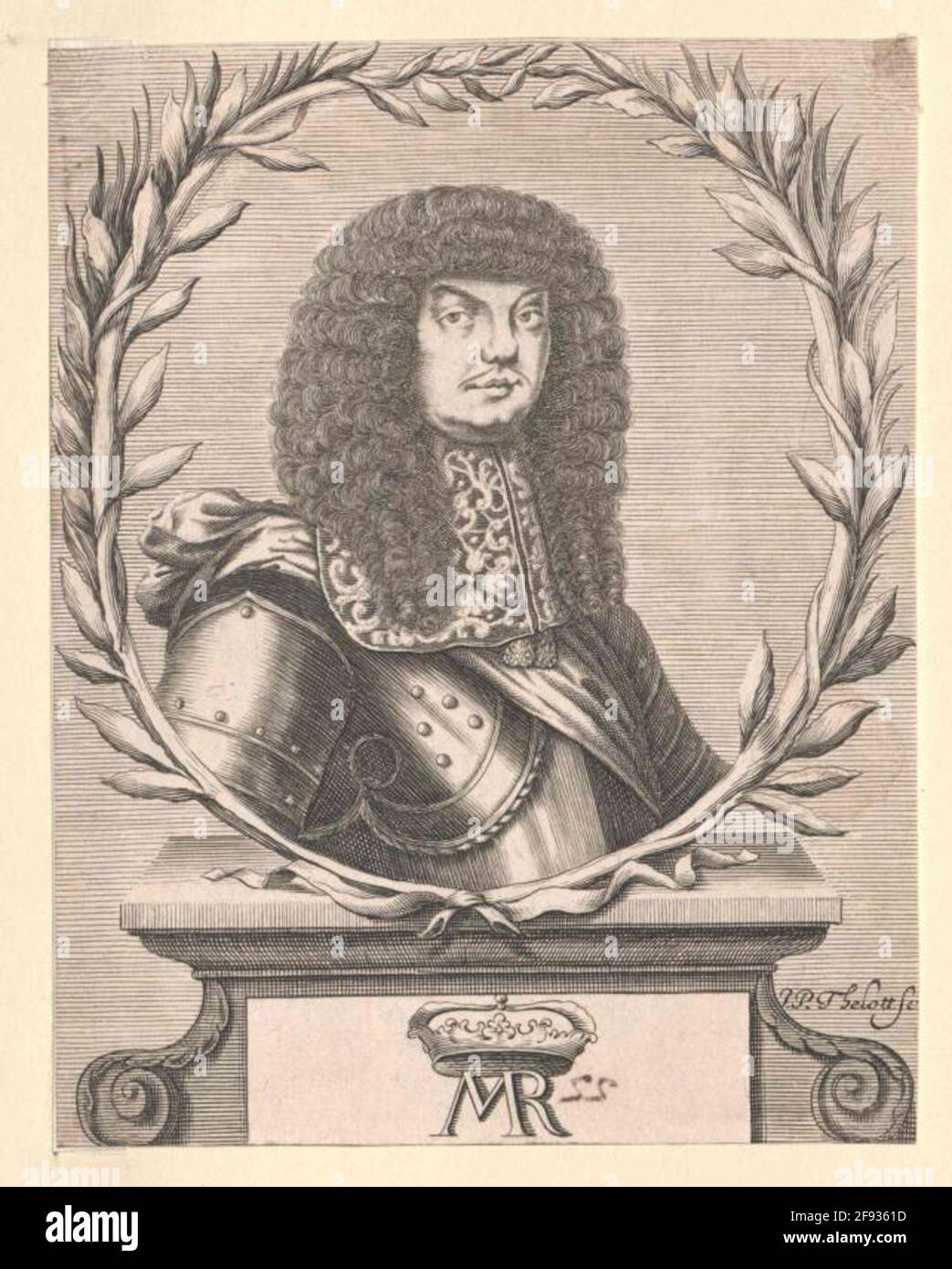 Michael Thomas Wiesniowiecz, roi de Pologne. Banque D'Images