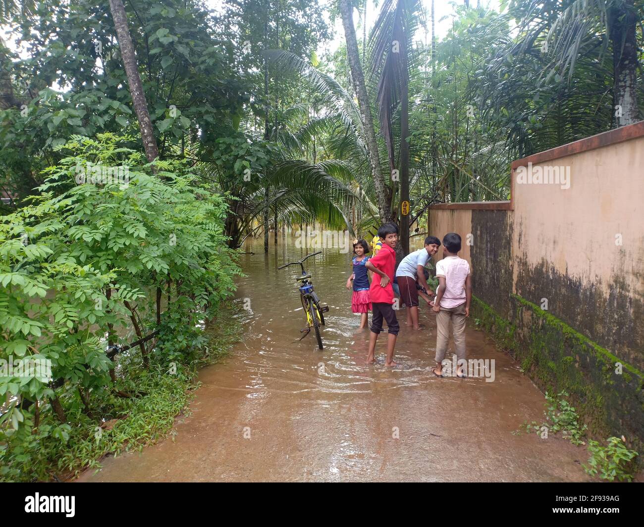 inondation au kerala 2019 Banque D'Images