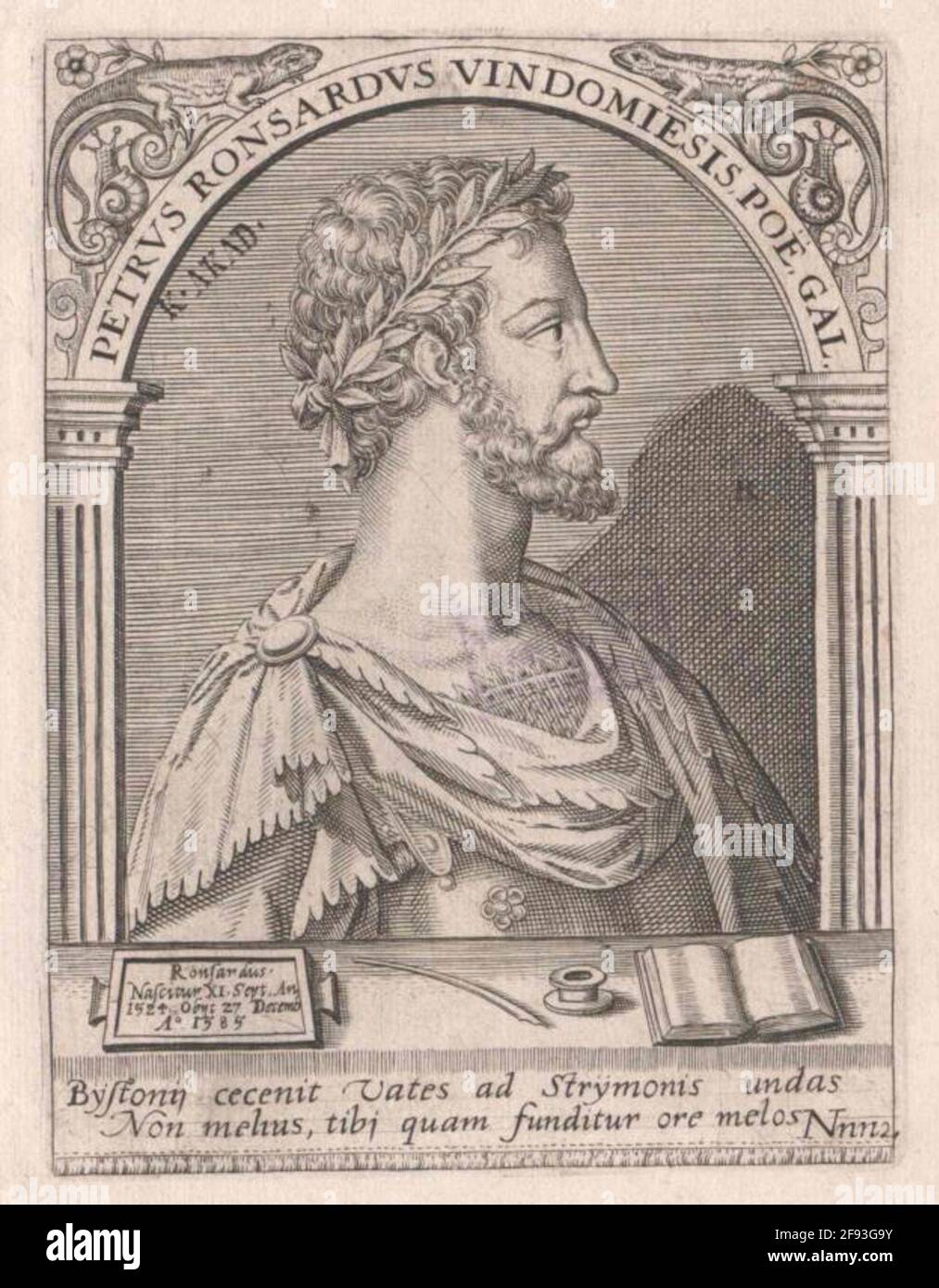 Ronsard, pierre de. Banque D'Images