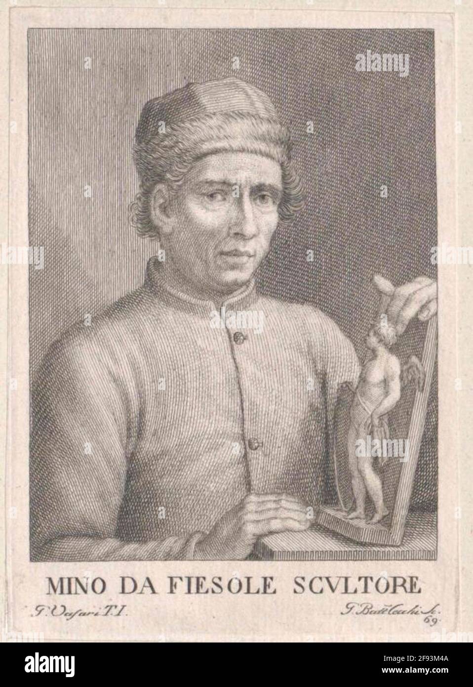 Mino de Fiesole. Banque D'Images