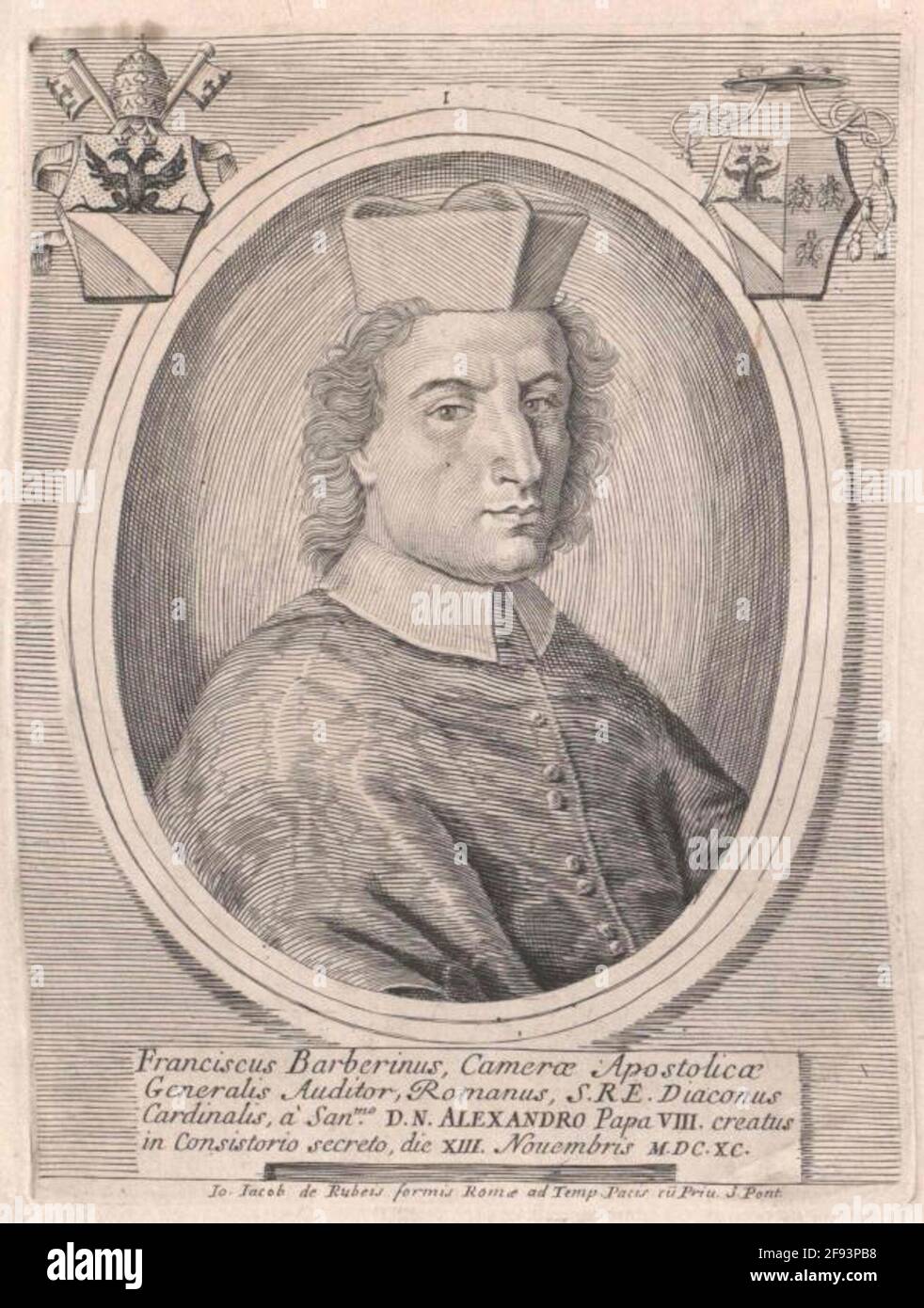 Barberini, Francesco Stecher: Rossi, Giovanni Giacomo de Banque D'Images