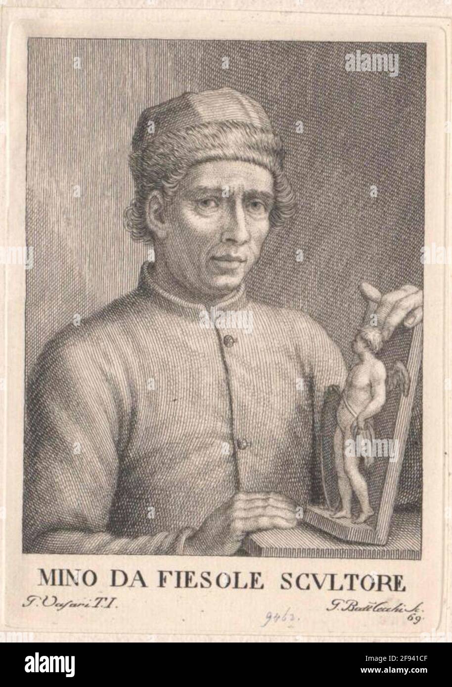 Mino de Fiesole. Banque D'Images