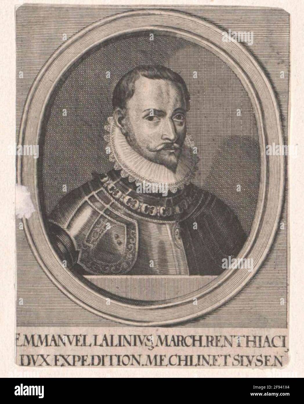 Lalaing, Marquis de Renty, Emanuel de. Banque D'Images
