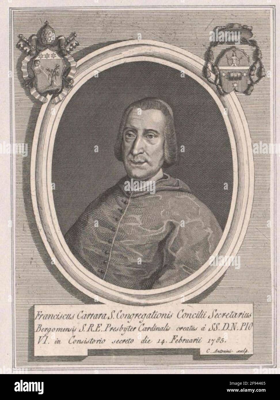 Carrara, Francesco. Banque D'Images