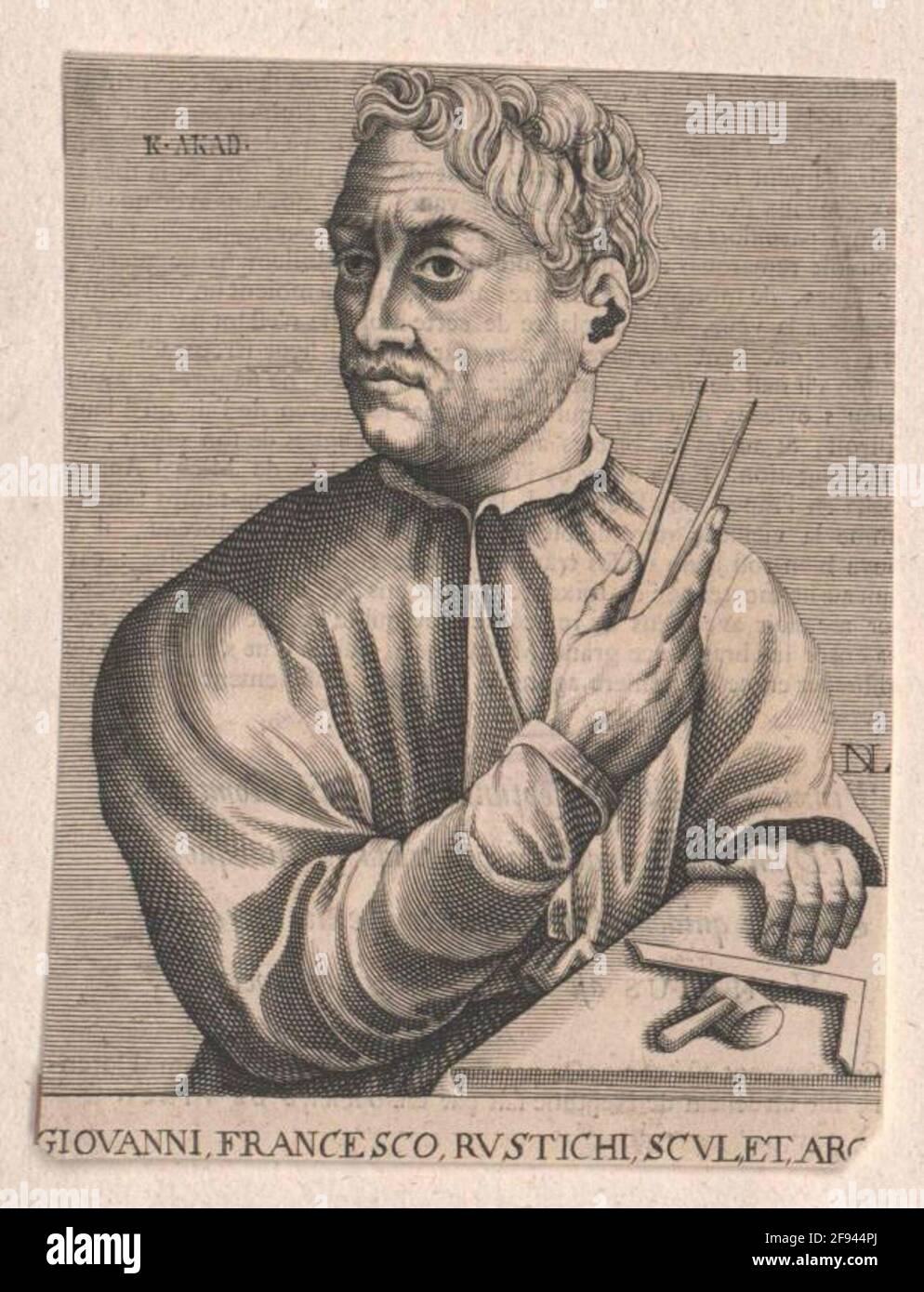 Rustici, Giovanni Francesco. Banque D'Images