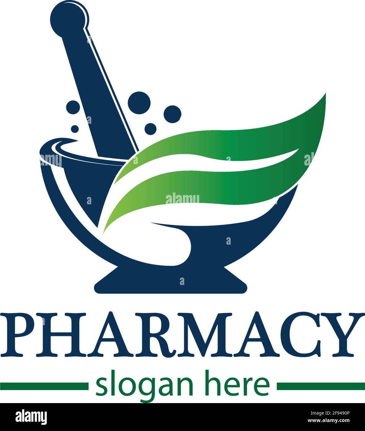 Design du logo Creative Pharmacy concept Illustration de Vecteur