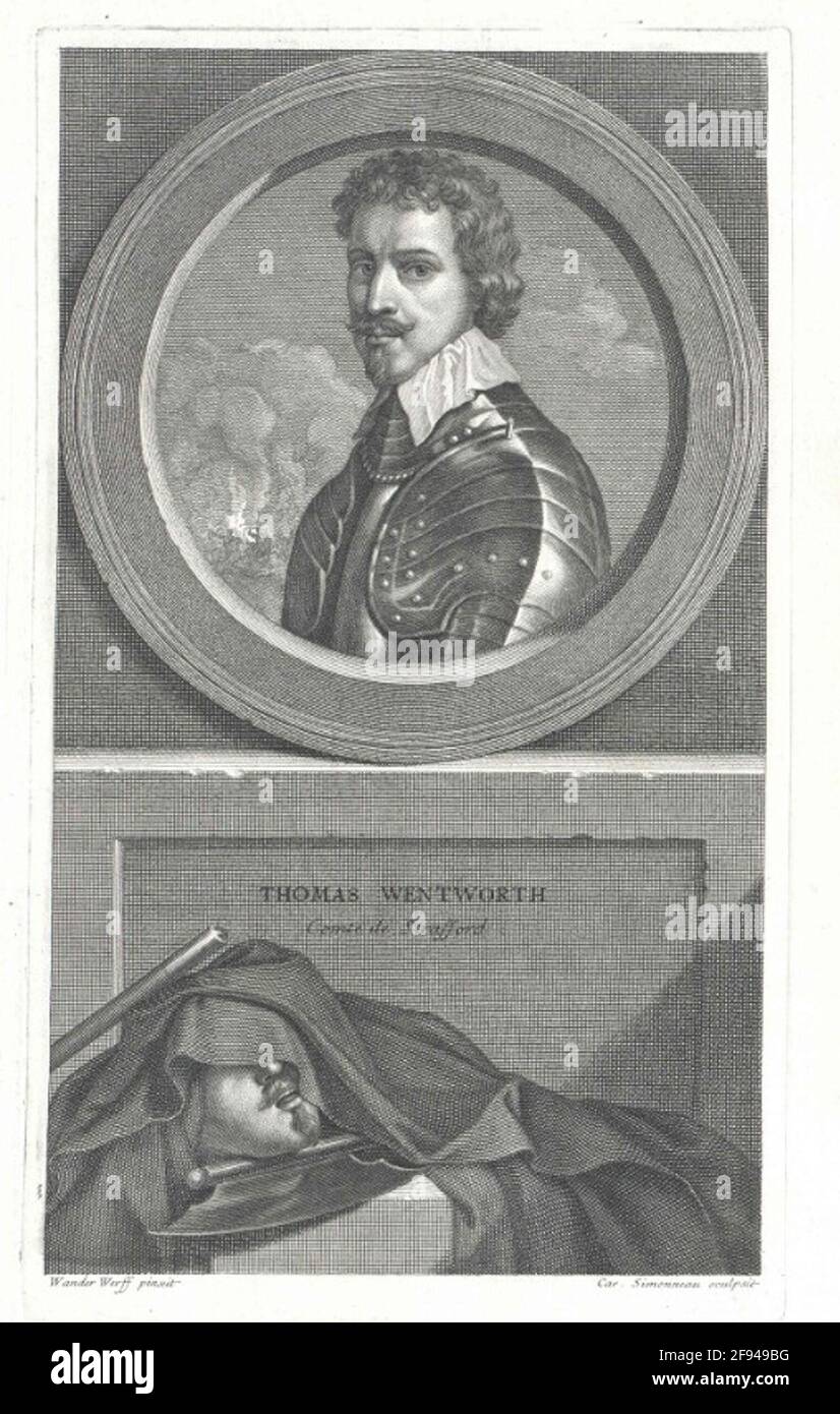Wentworth, 1. Comte de Strafford, Thomas . Banque D'Images