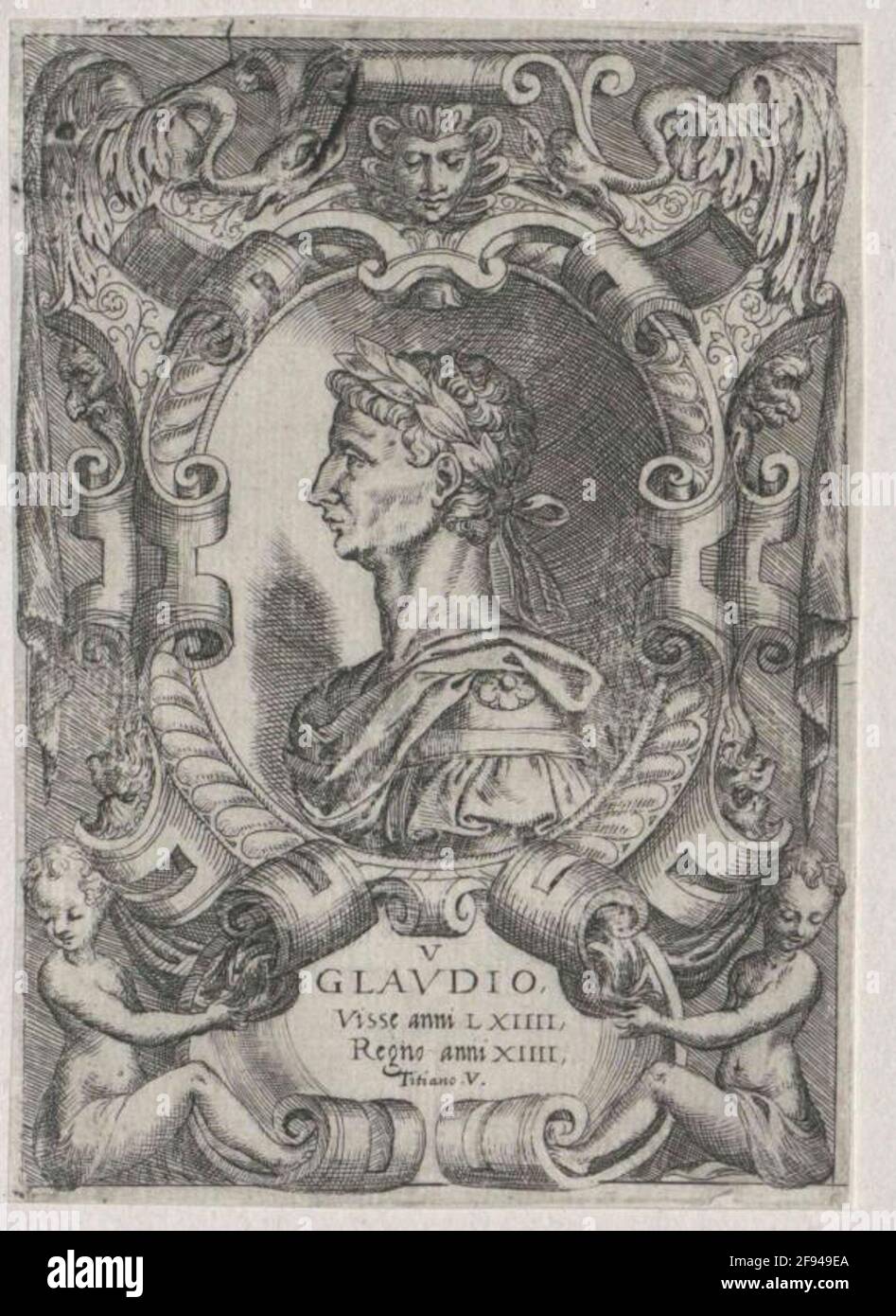 Claudius, empereur romain. Banque D'Images