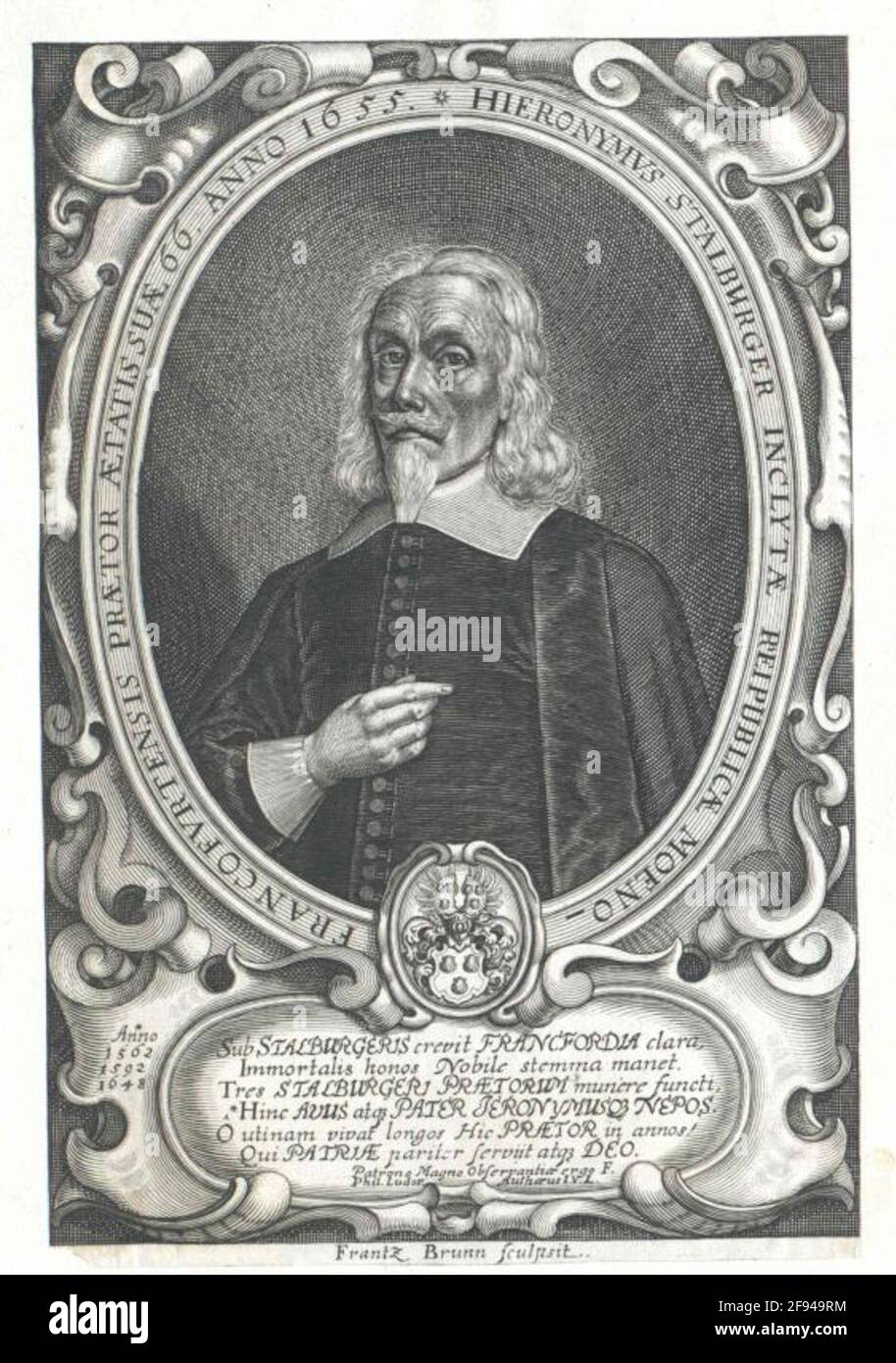 Stalburger, Hieronymus. Banque D'Images