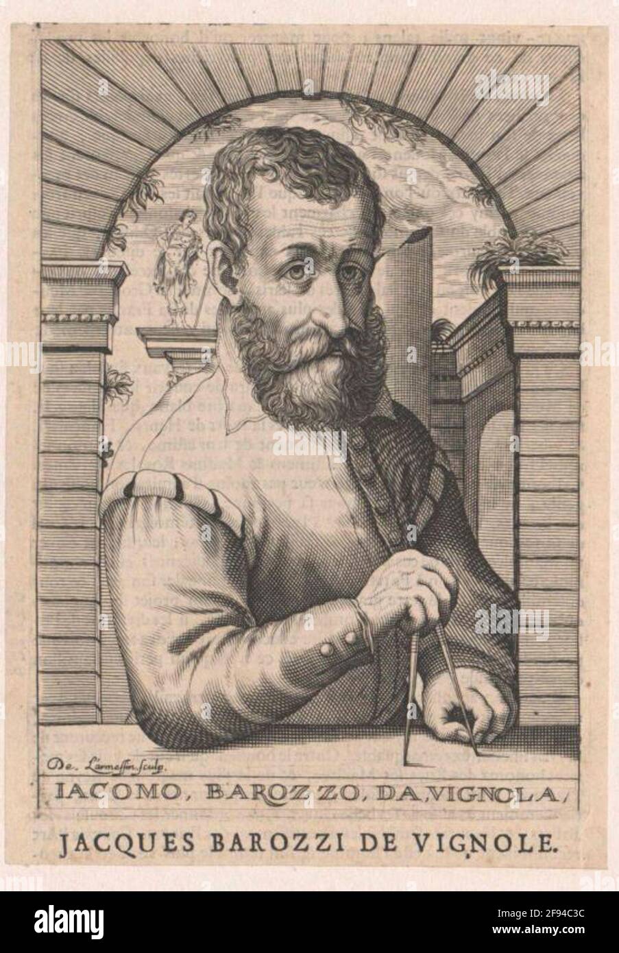 Vignola, Giacomo da. Banque D'Images