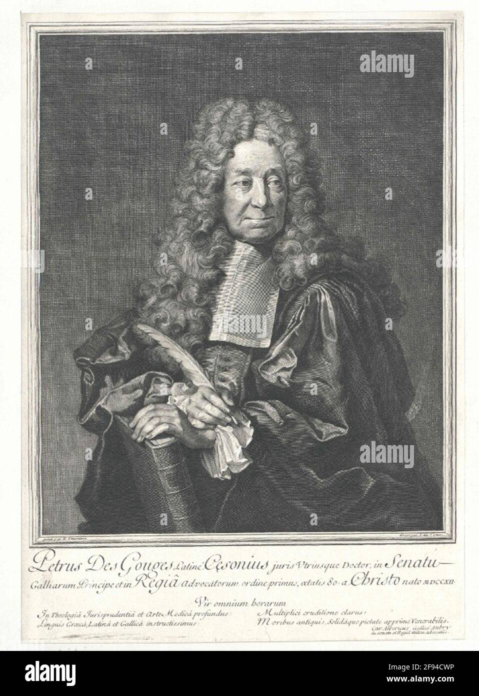 Gouges, Pierre des. Banque D'Images