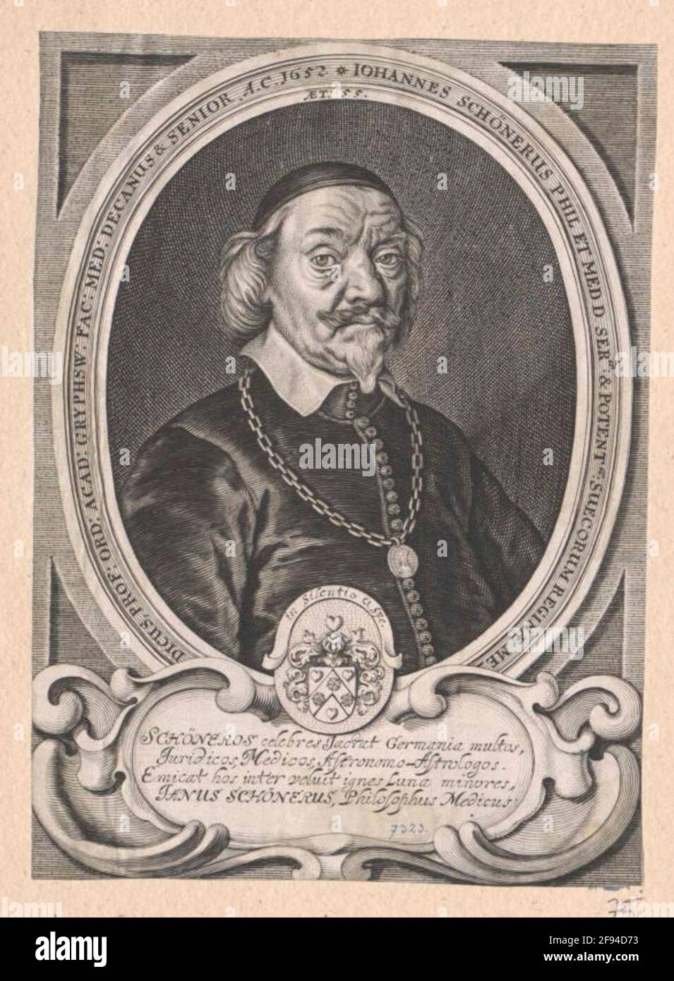 Schoener, Johann. Banque D'Images