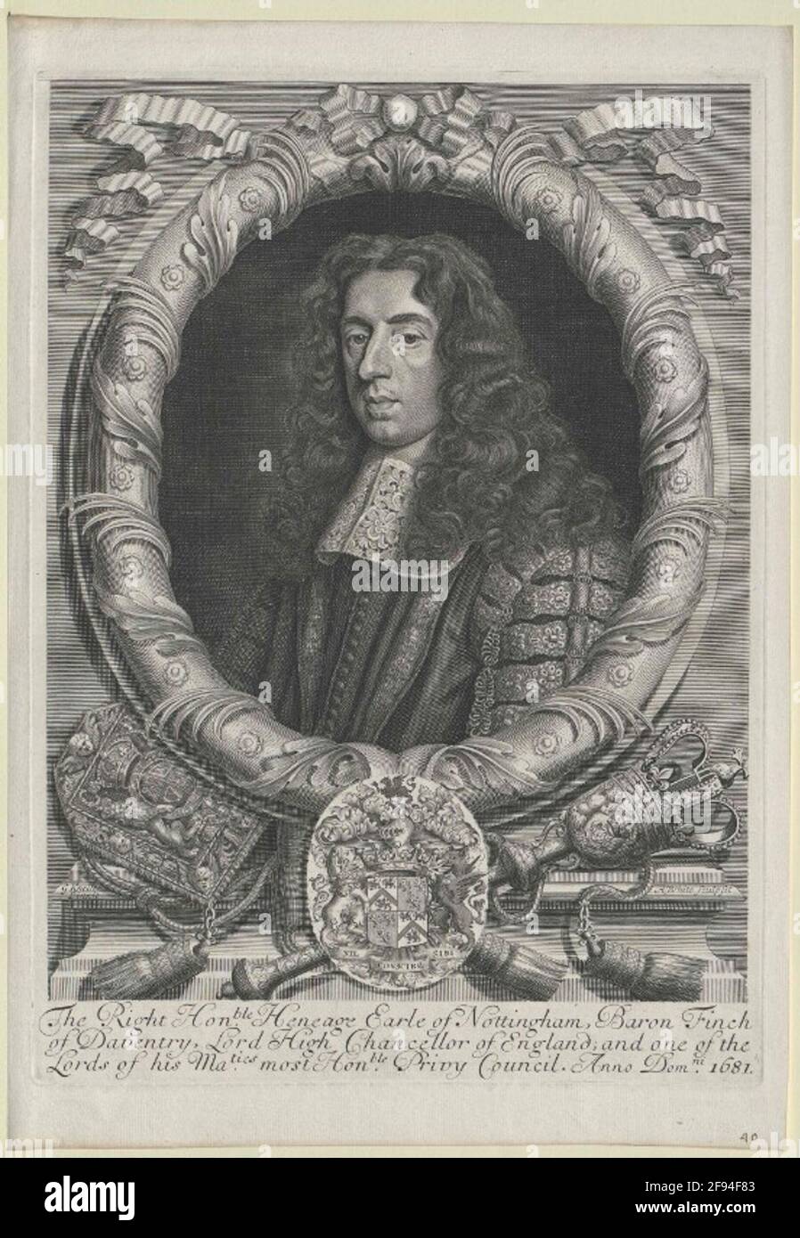 Finch, 1. Comte de Nottingham, Heneage . Banque D'Images