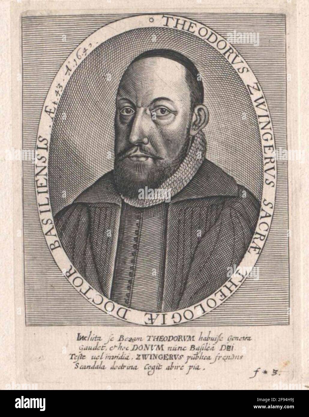 Zwinger, Theodor. Banque D'Images