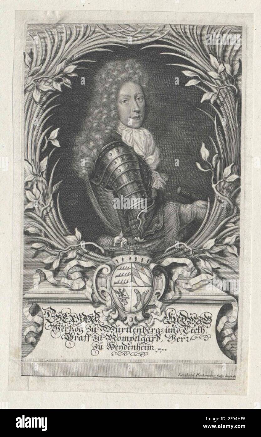 Ludwig eberhard de wurtemberg Banque de photographies et d’images à