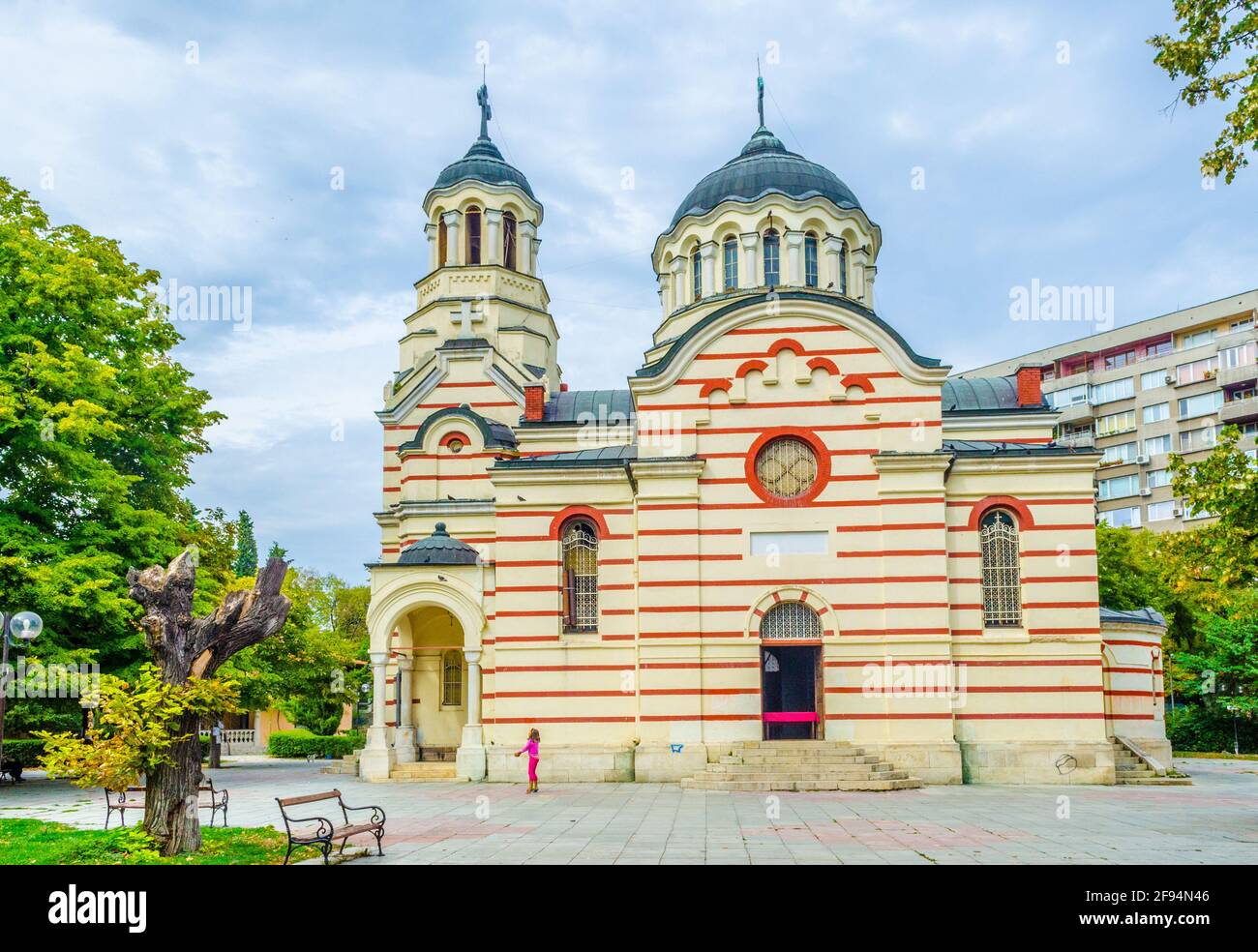 Une église dans la ville bulgare de Varna Banque D'Images