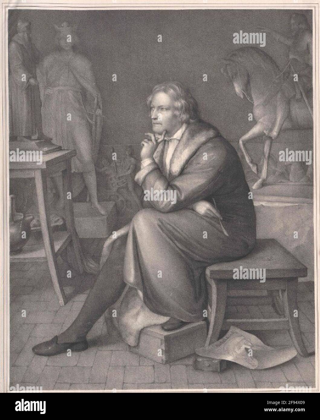 Thorvaldsen, Bertel. Banque D'Images