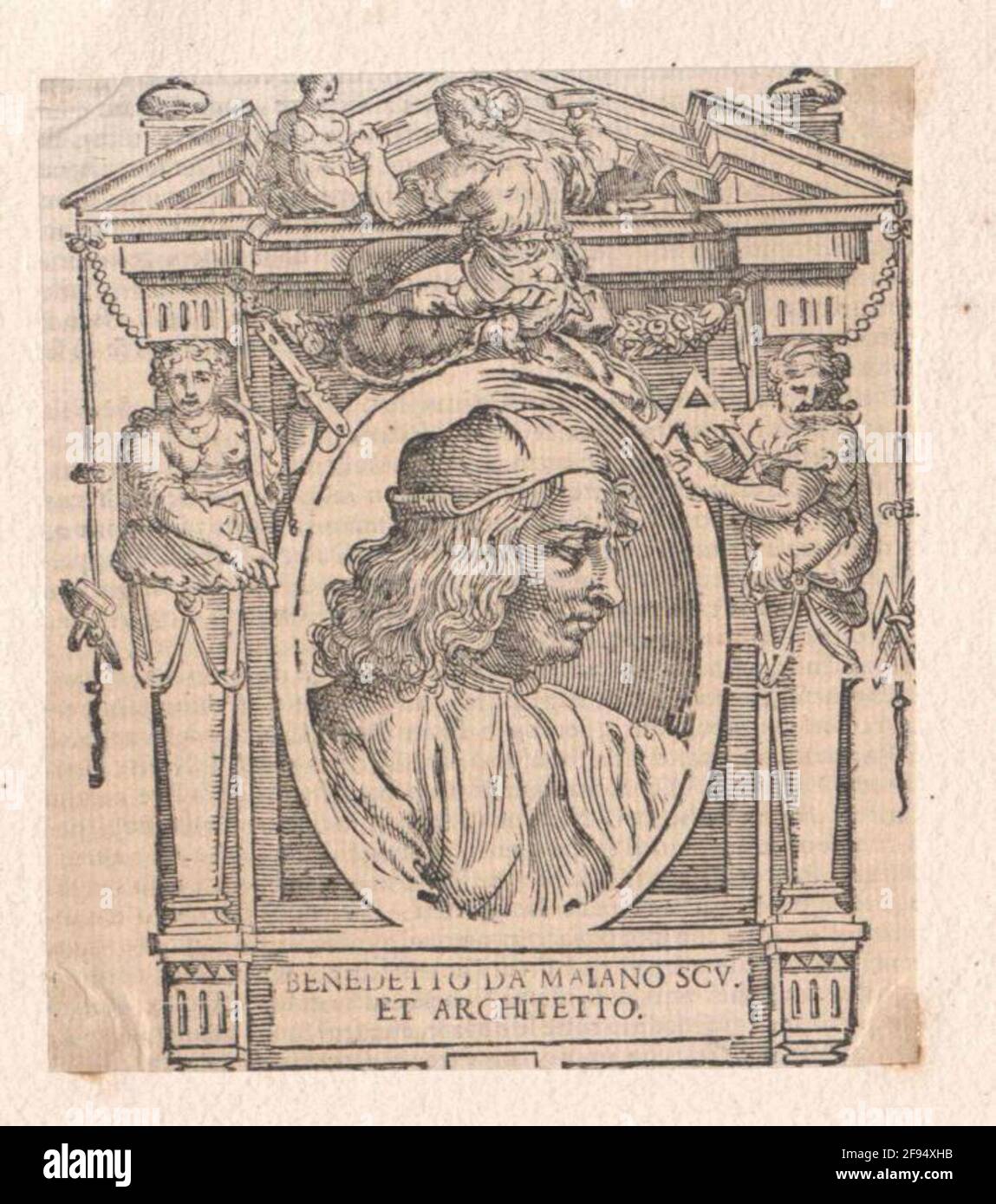 Benoît de Majano. Banque D'Images