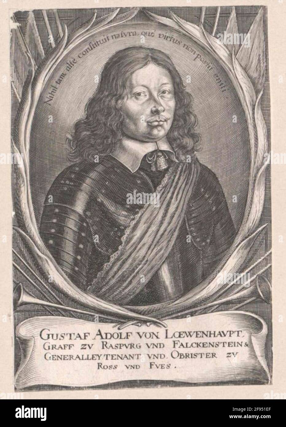 Lewenhaupt, Gustaf Adolf Graf. Banque D'Images