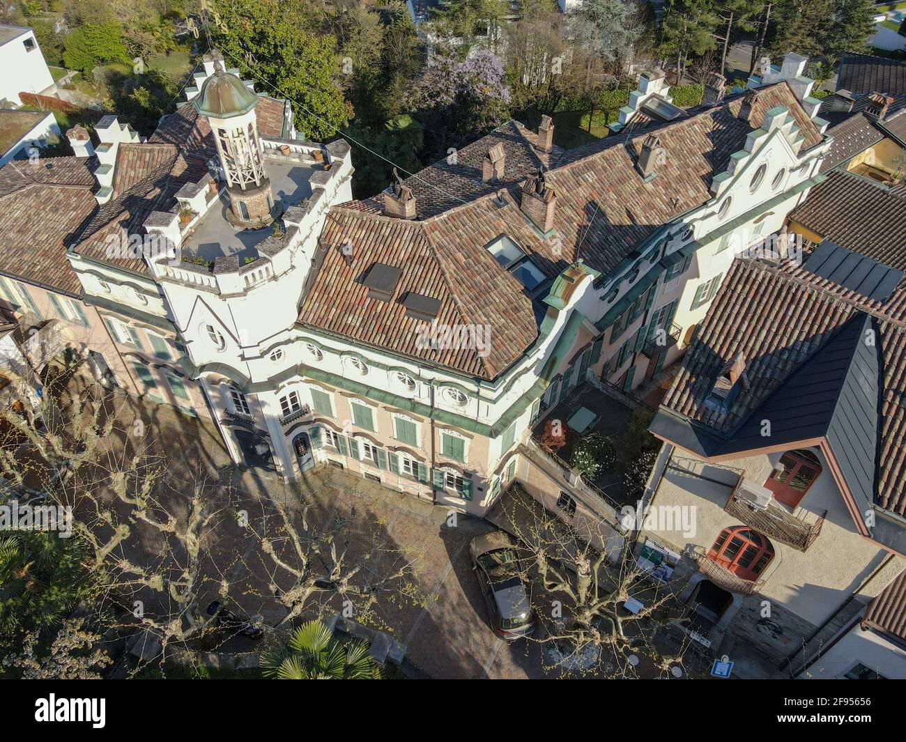 Musée et Maison où l'écrivain Hermann Hesse a séjourné Montagnola sur la partie italienne de la Suisse Banque D'Images