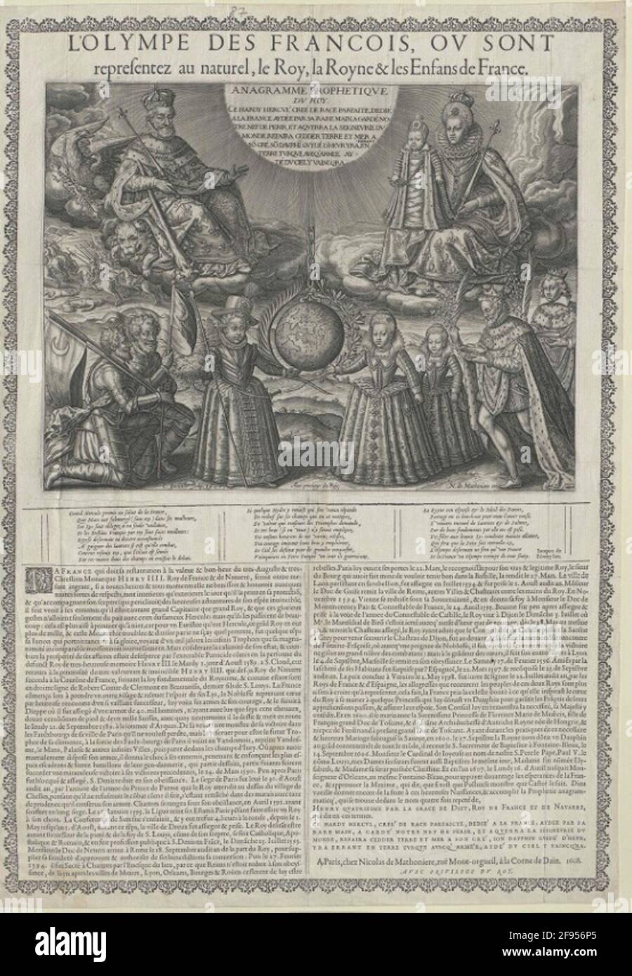 Heinrich IV., Roi de France. Banque D'Images