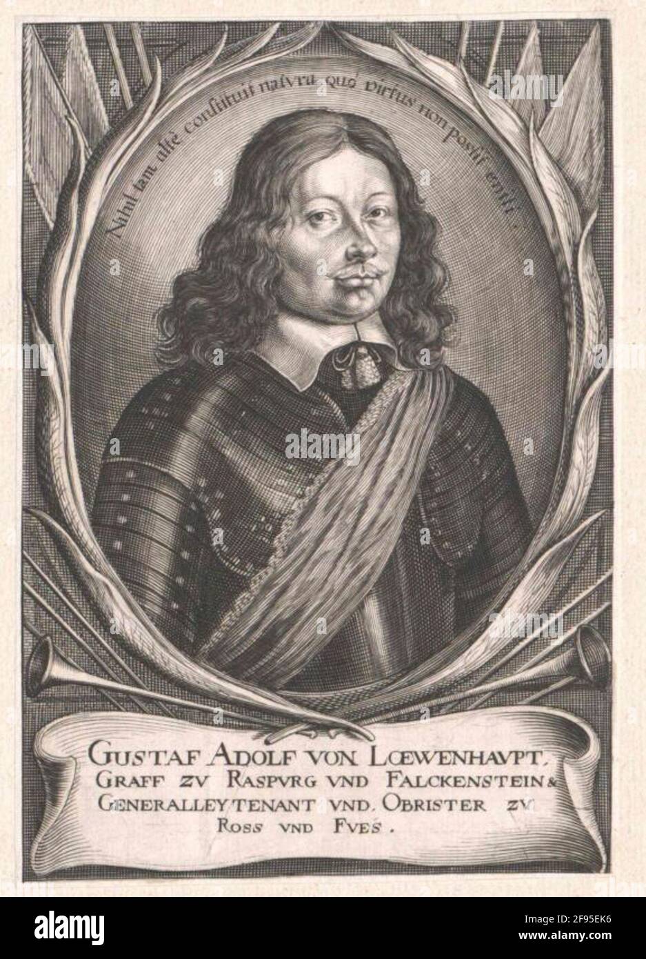 Lewenhaupt, Gustaf Adolf Graf. Banque D'Images