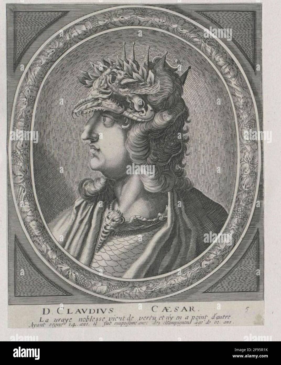 Claudius, empereur romain. Banque D'Images