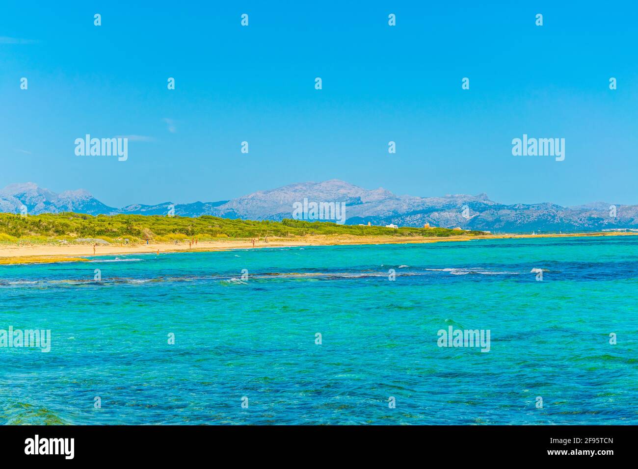 Playa s'Arenal d'en Casat à Majorque, Espagne Banque D'Images