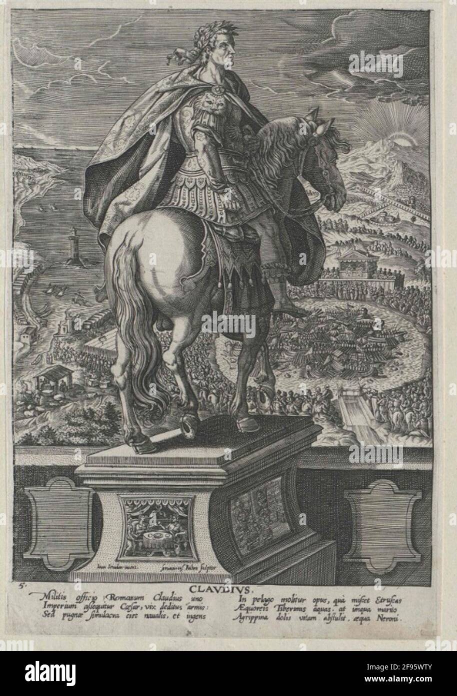 Claudius, empereur romain. Banque D'Images