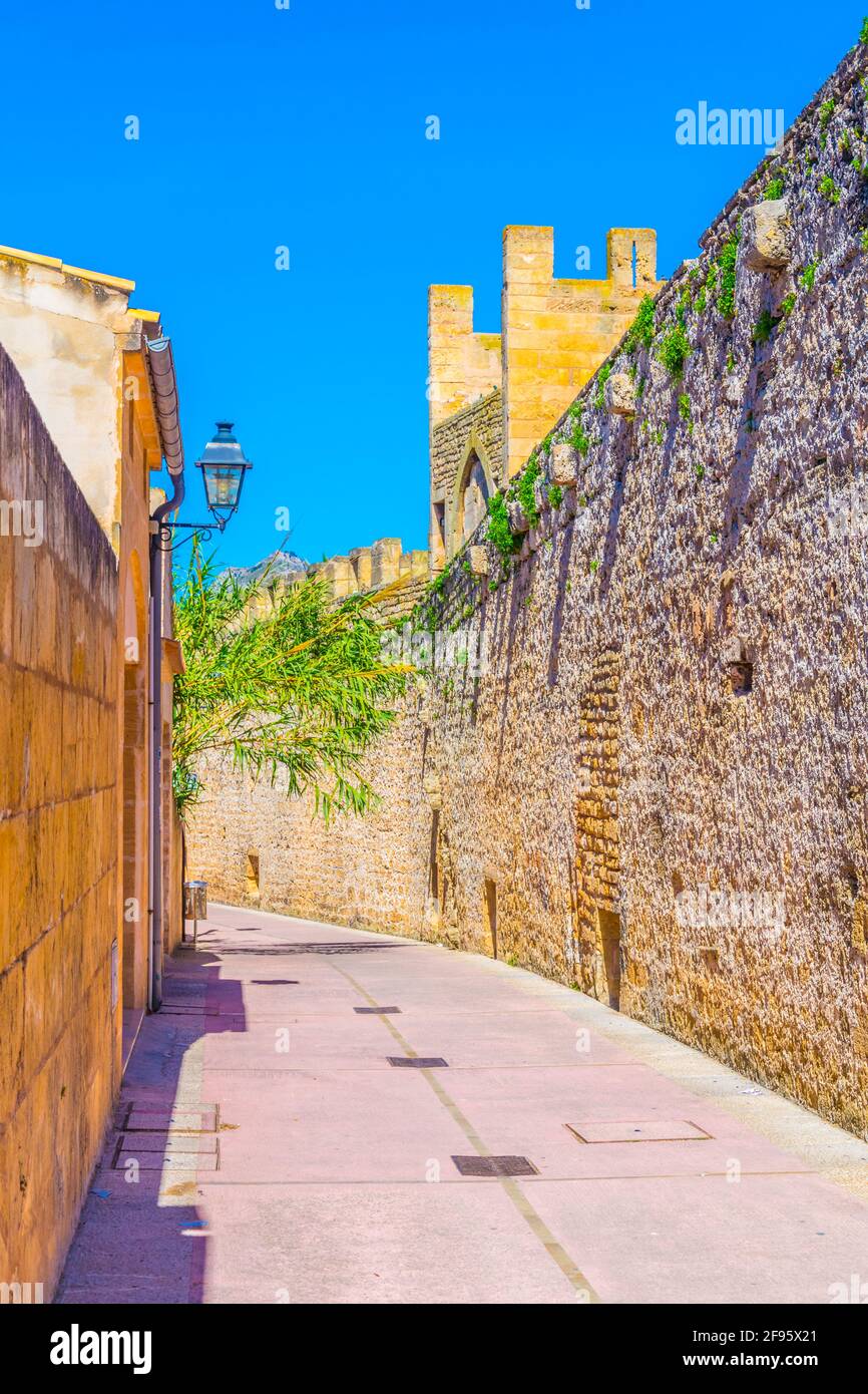 Fortification de la ville d'Alcudia à Majorque, Espagne Banque D'Images