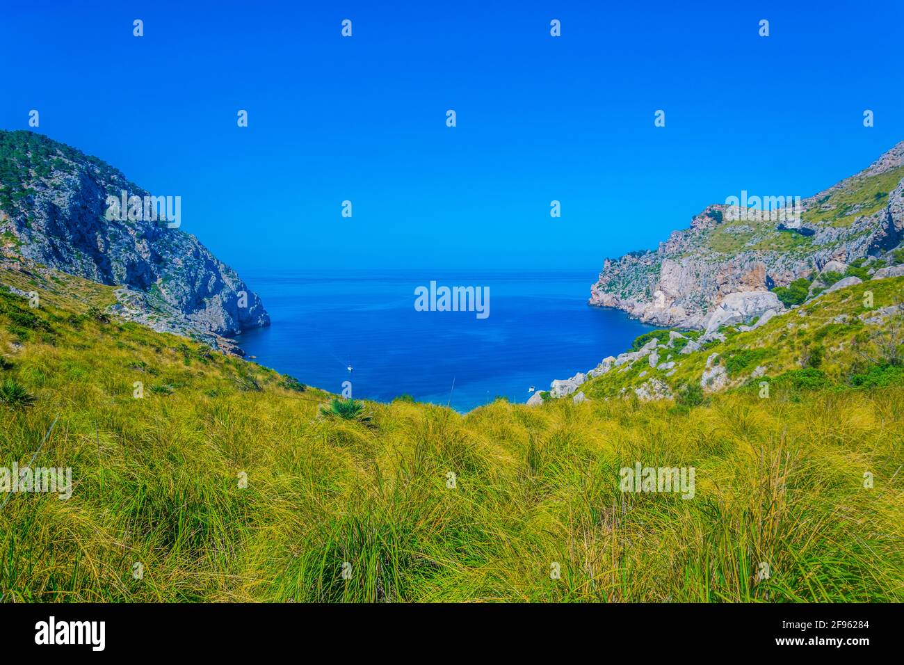 Baie de Cala Figuera à Majorque, Espagne Banque D'Images