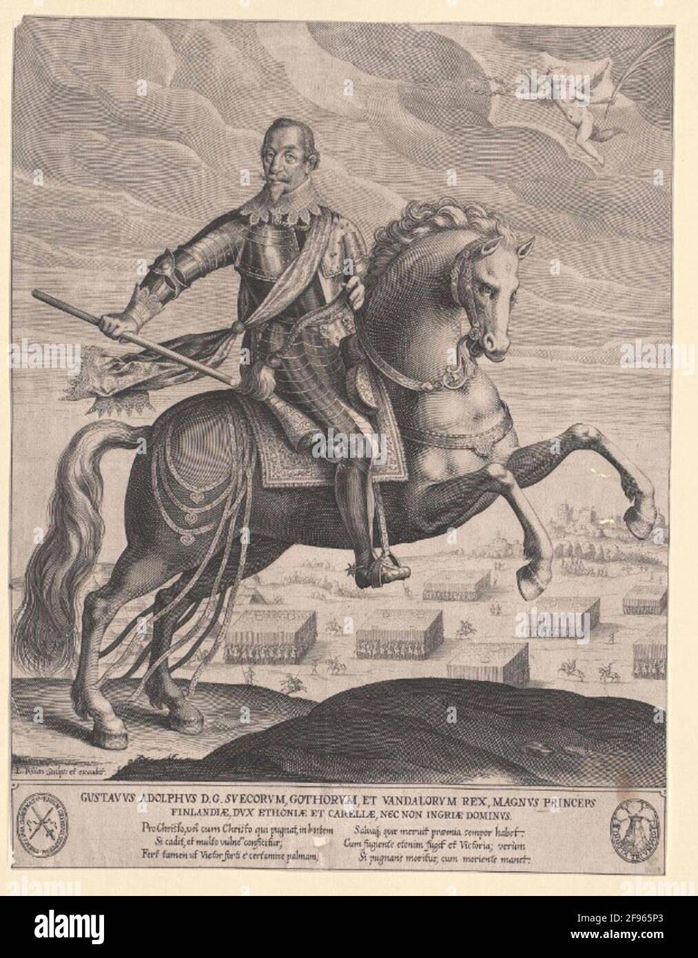 Gustav II Adolf, roi de Suède. Banque D'Images