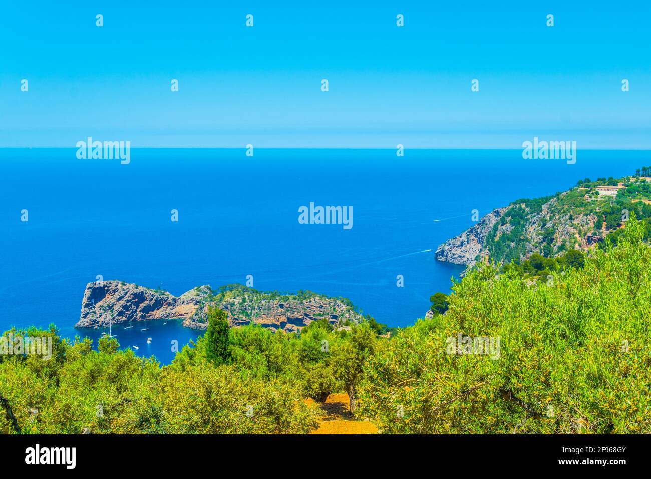 Cala de sa Costa Brava, Majorque, Espagne Banque D'Images