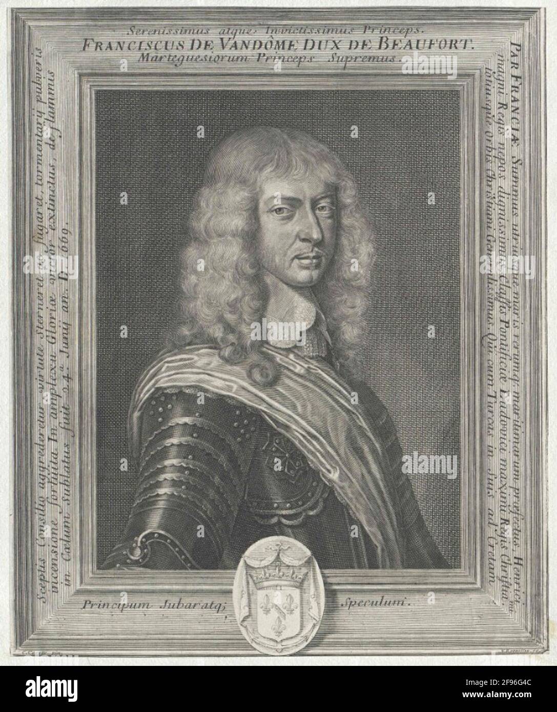 Vendôme, Duc de Beaufort, François de. Banque D'Images