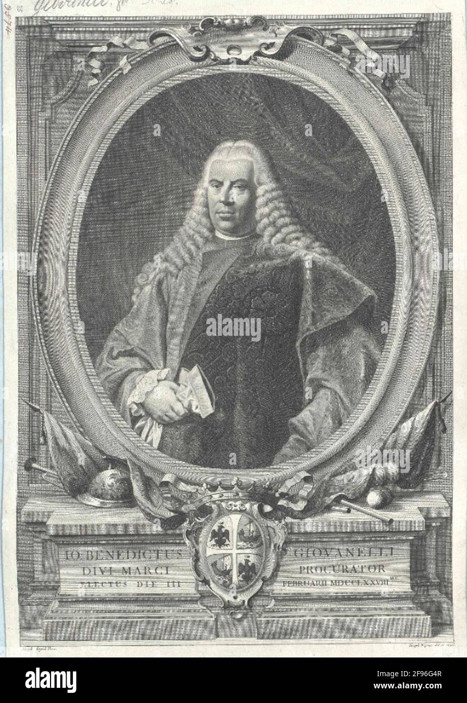 Giovanelli, Giovanni Benedetto. Banque D'Images