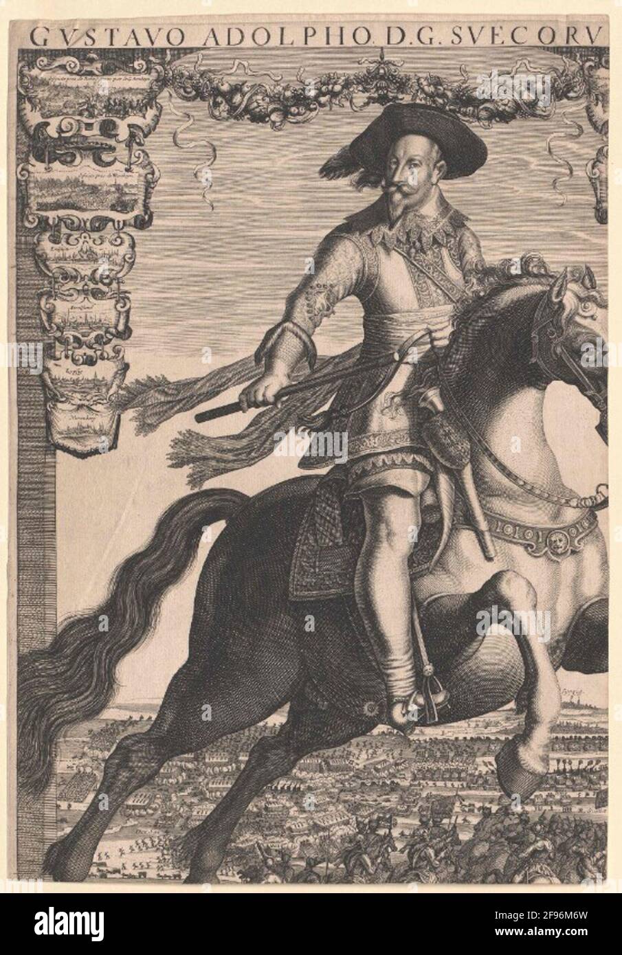 Gustav II Adolf, roi de Suède. Banque D'Images