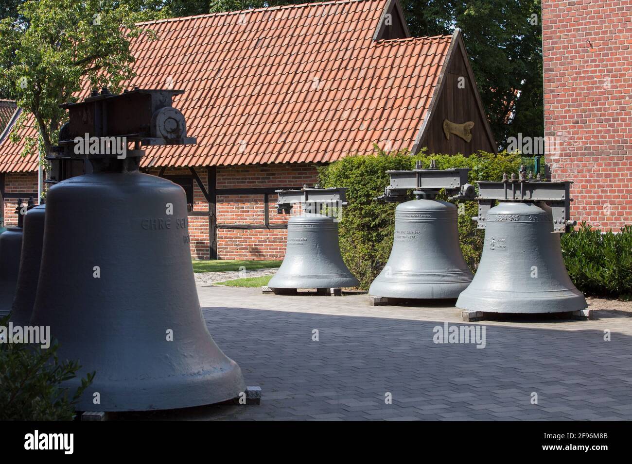 Musée Bell, cour de musée, Gescher Banque D'Images