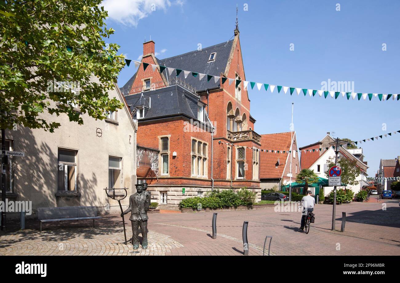 Vieille ville de Gescher Banque D'Images