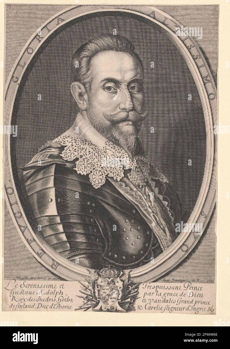Gustav II Adolf, roi de Suède. Banque D'Images