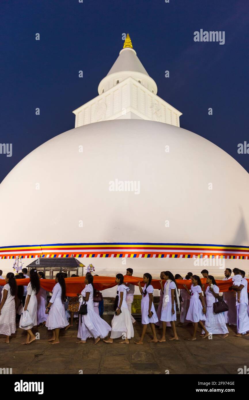 Temple Kataragama Banque D'Images