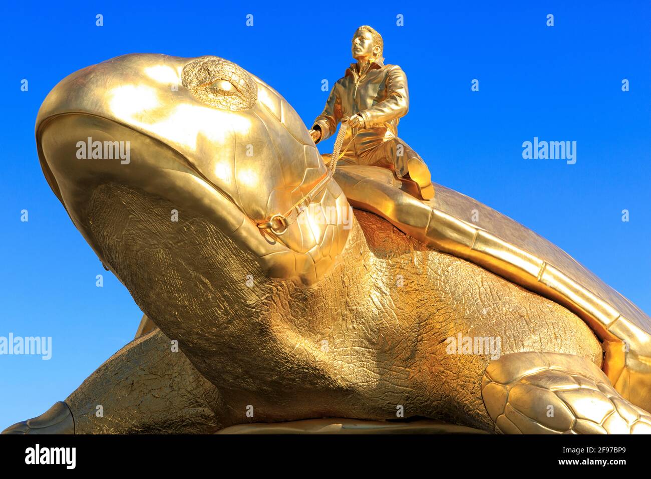 Recherche d'Utopia (2003) par l'artiste belge Jan Fabre (1958-) à Nieuwpoort, Belgique Banque D'Images