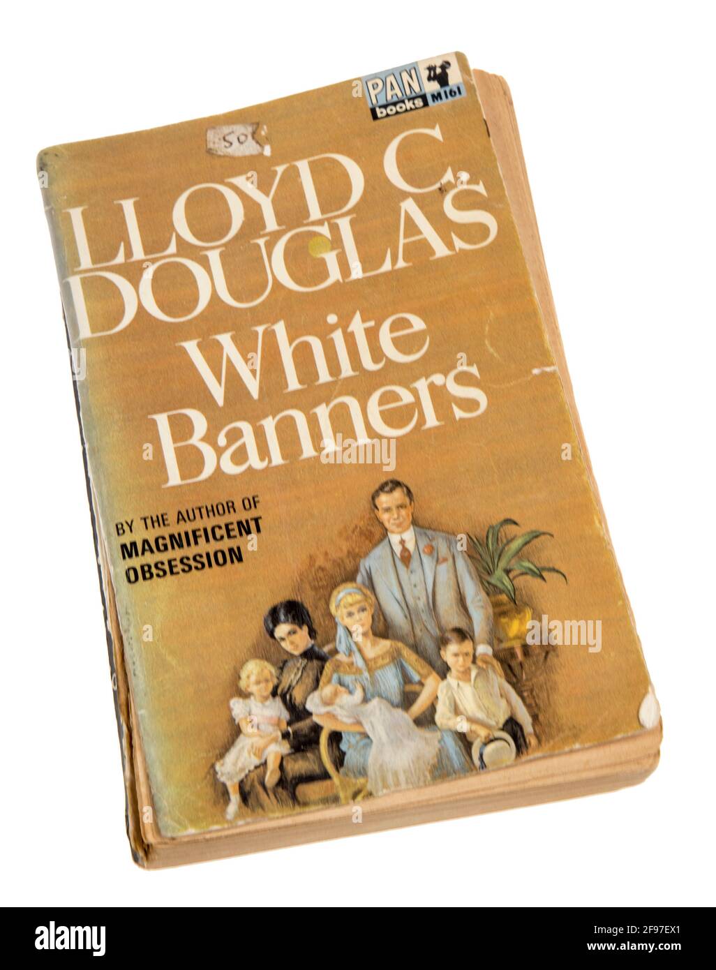 White Banners de Lloyd C. Douglas, publié pour la première fois en 1936 et publié par Pan en 1966 Banque D'Images