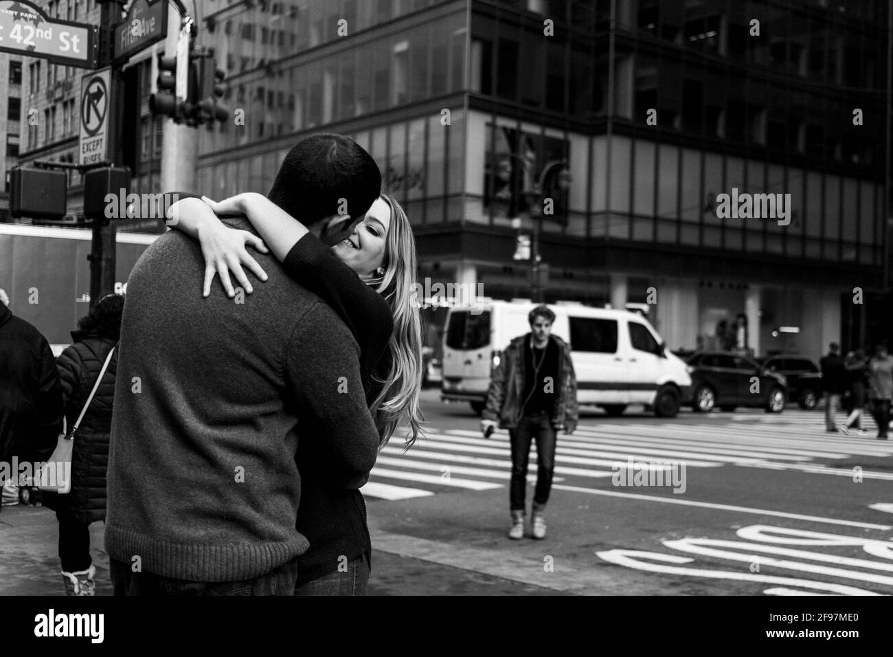 Photographie de rue à Manhattan, New York, États-Unis Banque D'Images
